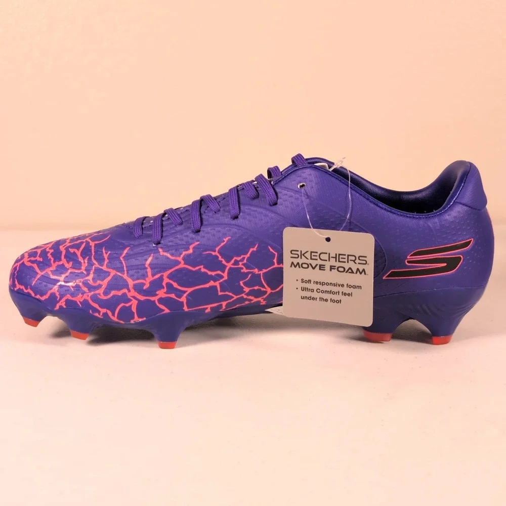 Skechers SKX 1.5 FG Soccer Cleats Purple Mens Size 8.5 Football Boots 252017